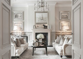 Нестареющая классика: 65+ элегантных вариантов мебели для гостиной в классическом стиле