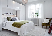 Трендовый цвет для спальни — белый глянец: 70+ современных и классических интерьеров в белоснежных тонах
