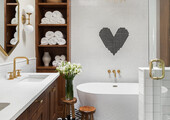 Столешницы для ванной комнаты (80+ моделей для современного интерьера): как выбрать, виды и материалы