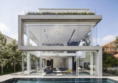 Стеклянные дома (60+ фото проектов): стильные варианты остекленных фасадов, веранд и террас