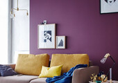 Королевский пурпурный и роскошный «ultra violet»: 75+ идей элегантного дизайна с сиреневыми обоями