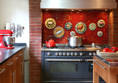 Панно из плитки на кухню: 110+ ярких фото идей для декора фартука и кухонной отделки