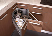 Выдвижные корзины и карго для кухни (80+ фото): механизмы, лучшие недорогие модели и цены
