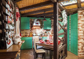 Альпийская романтика: 60+ теплых и уютных фотоидей для кухни в стиле шале