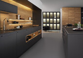 Элегантные кухни с темным полом: 80+ фотоидей для лаконичных и стильных кухонных интерьеров