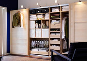 Системы хранения вещей для гардеробной (44 фото): стильно, функционально, эргономично