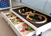 Стеллажи и ящики для хранения игрушек: 60 вместительных и удобных вариантов для вещей малыша