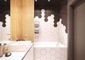 Кафель для ванной комнаты: мозаика, пэчворк и 50+ самых свежих дизайнерских трендов