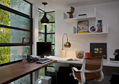 Угловой компьютерный стол: 40 идей практичных вариантов для домашнего офиса