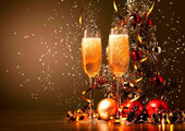Бокал шампанского: мастер-класс по праздничному декору и 80 избранных фотоидей
