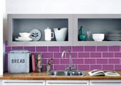 Фиолетовая плитка в интерьере: 70+ идей гармоничных сочетаний оттенков, принтов и фактур